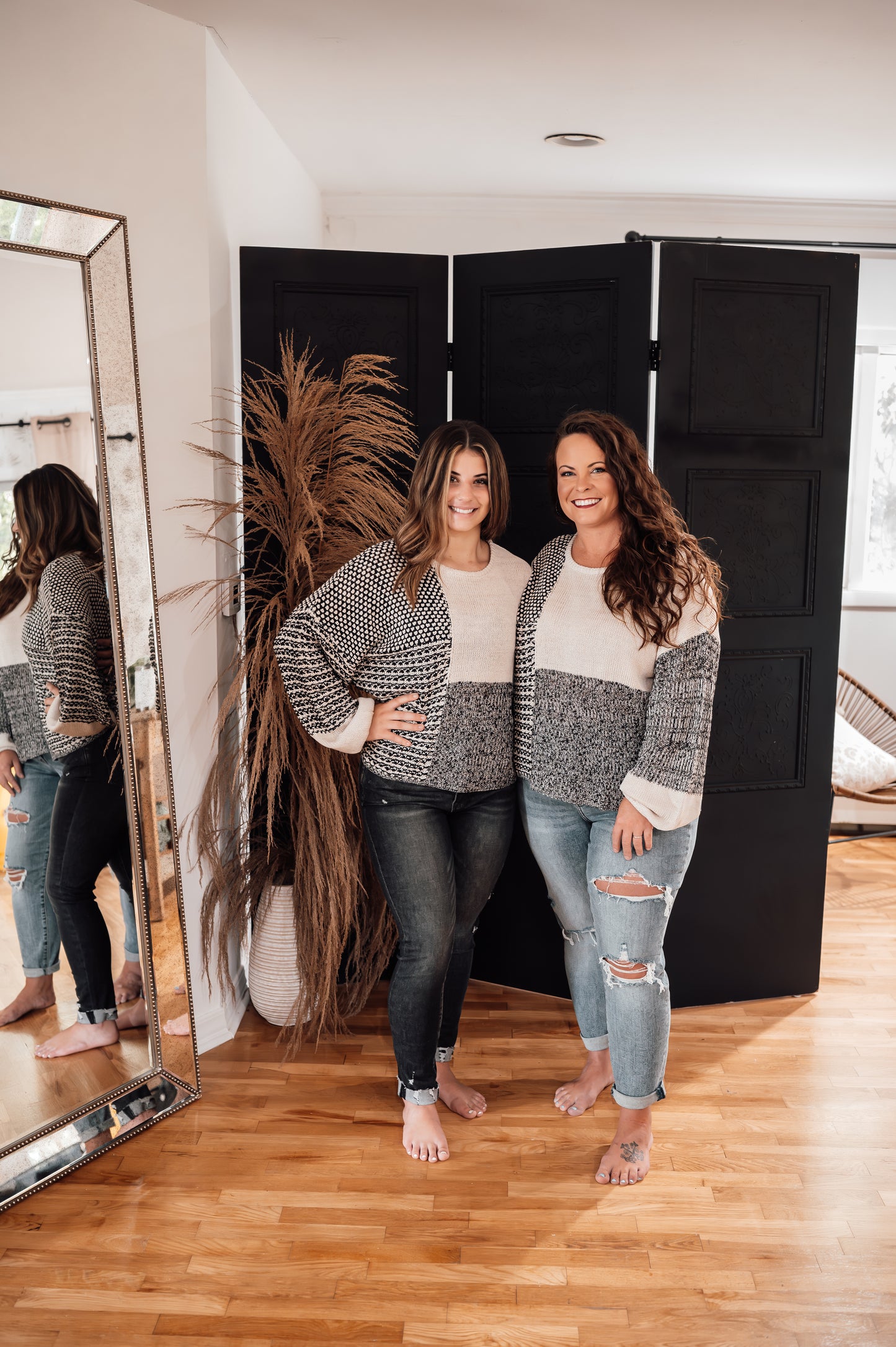 black-boho-sweater