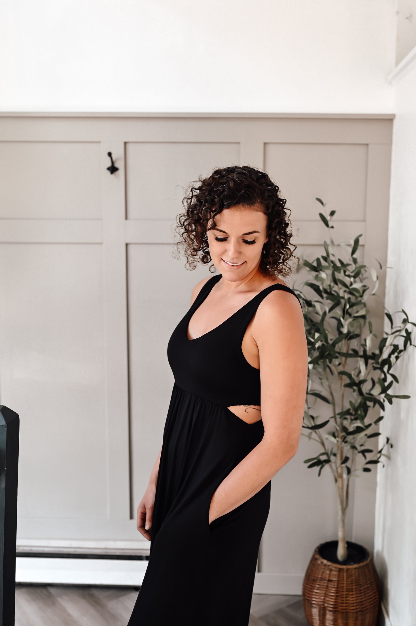women's-black-midi-dress
