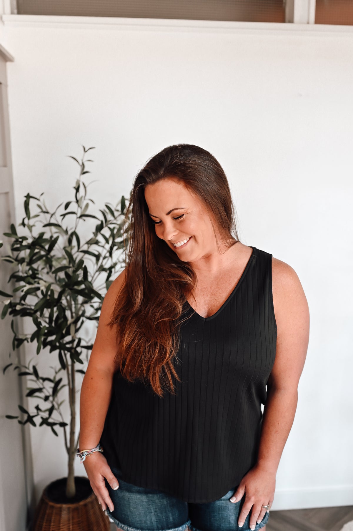 plus-size-black-tank-top