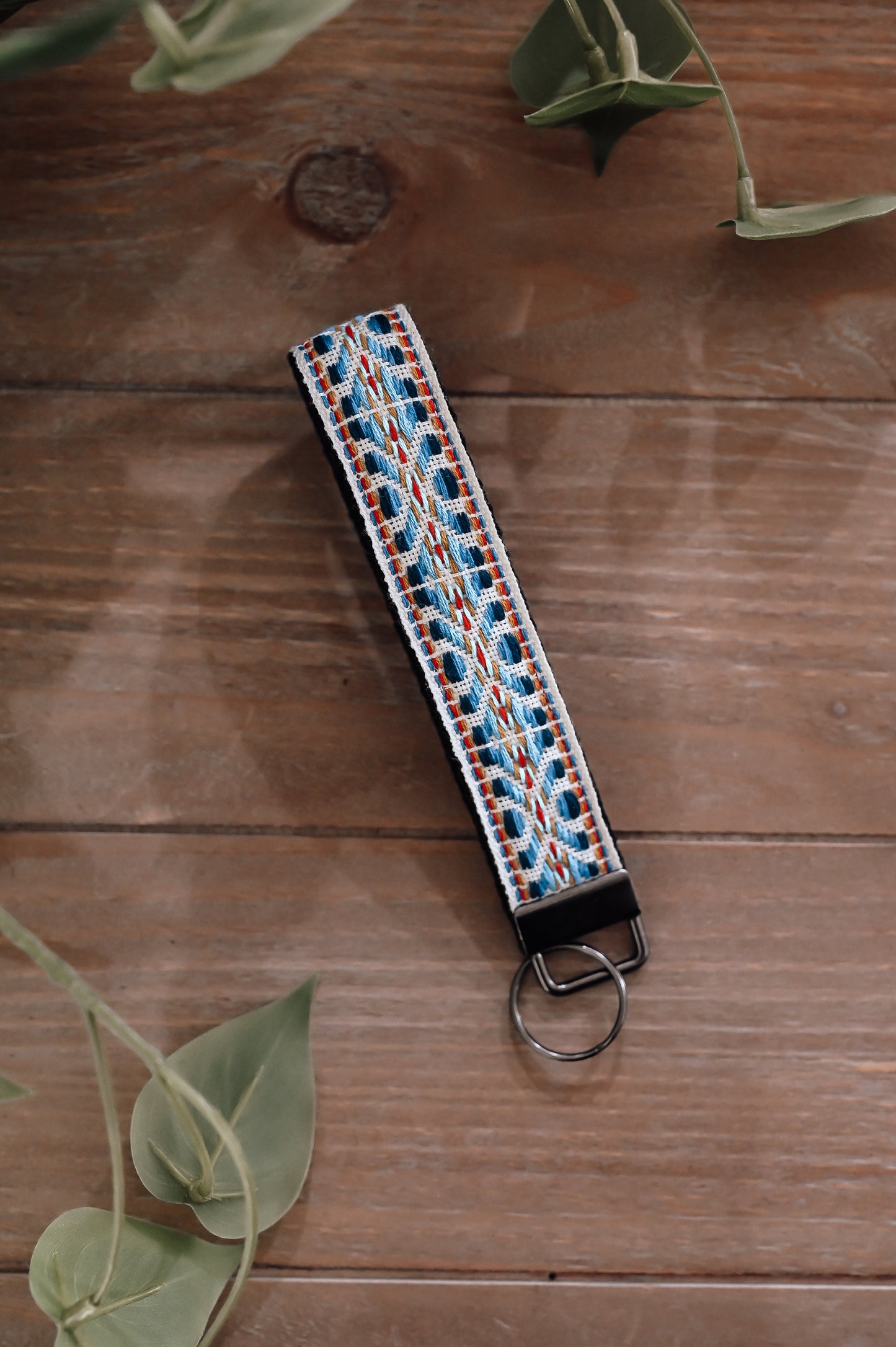 Retro Wristlet Keychain