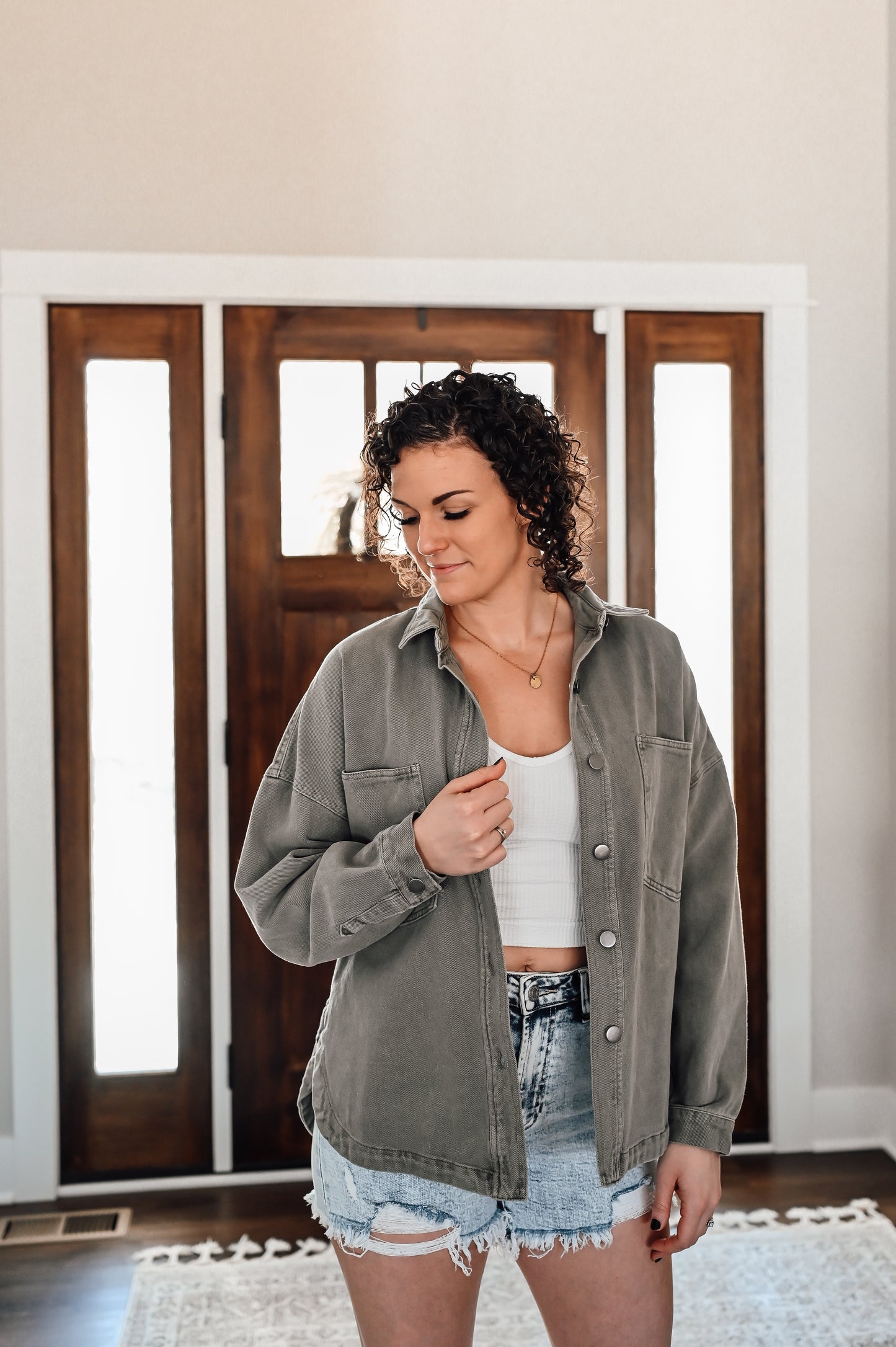womens-green-oversized-jacket