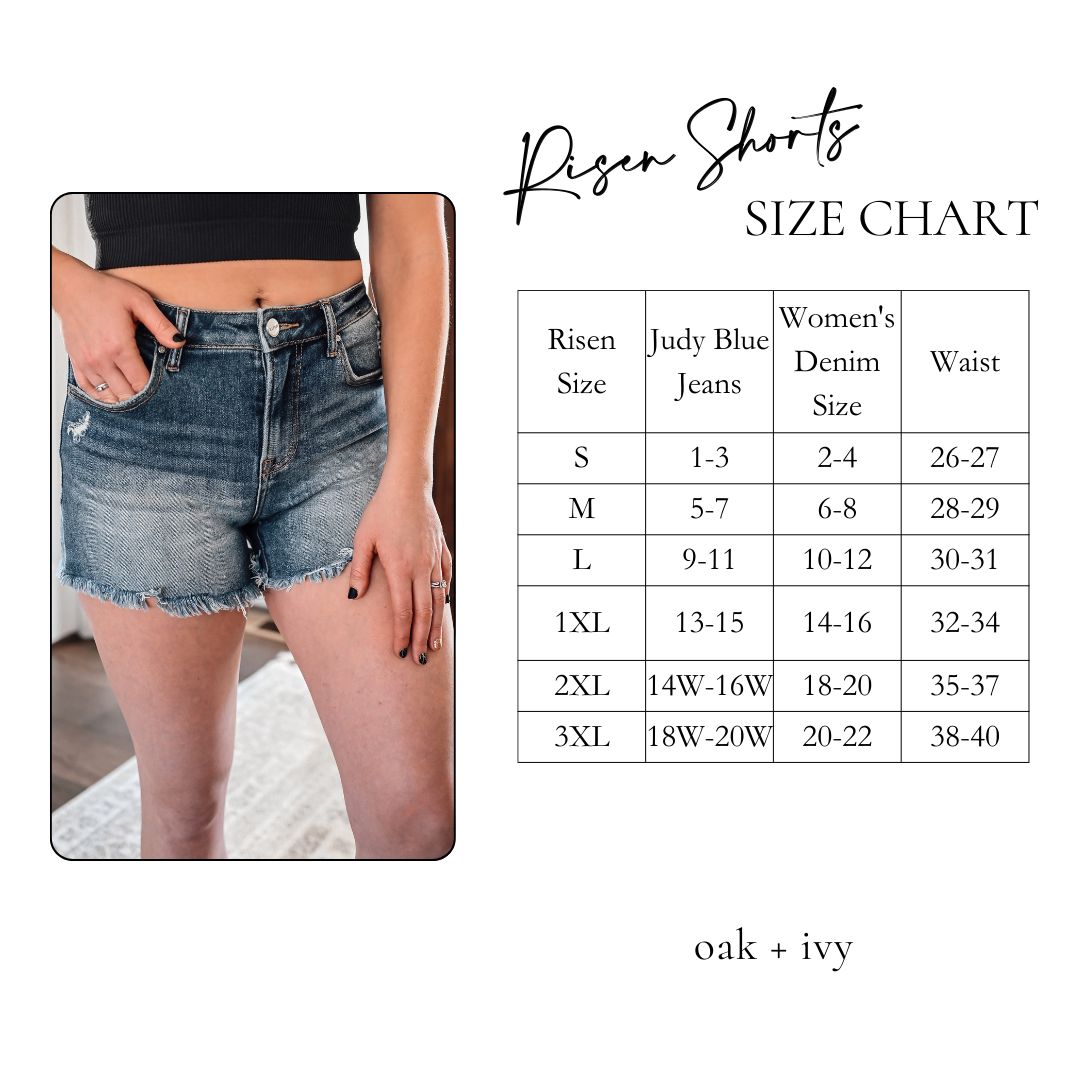 risen-shorts-size-chart
