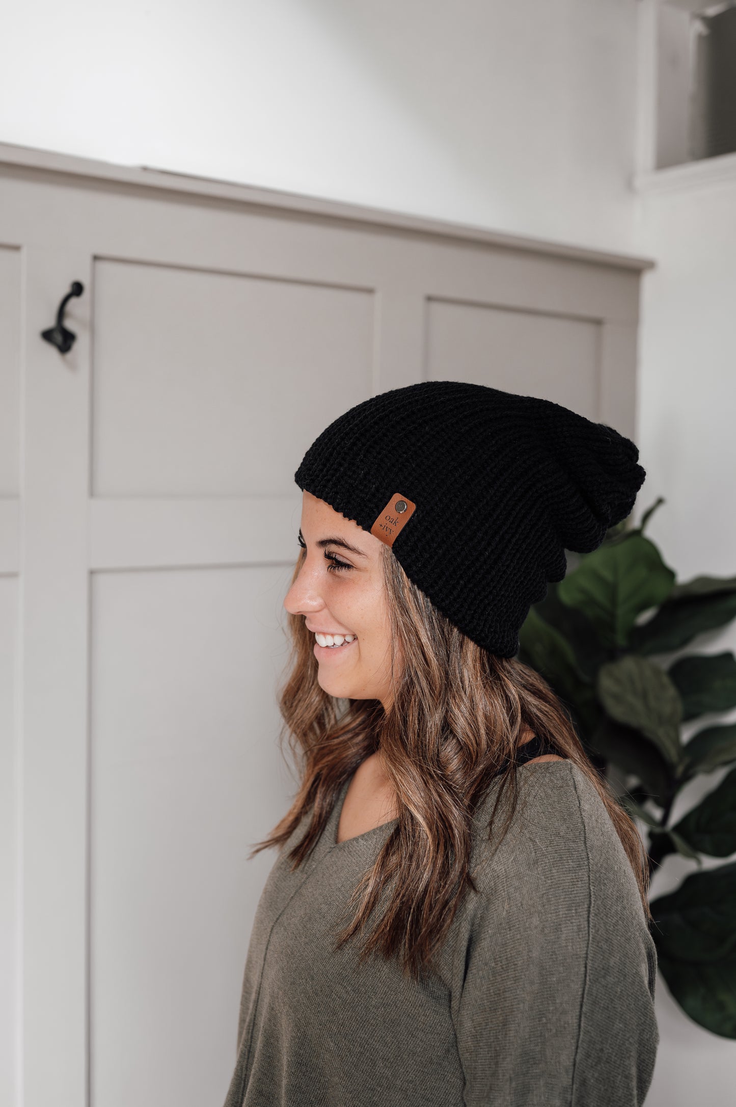 black-knit-beanie