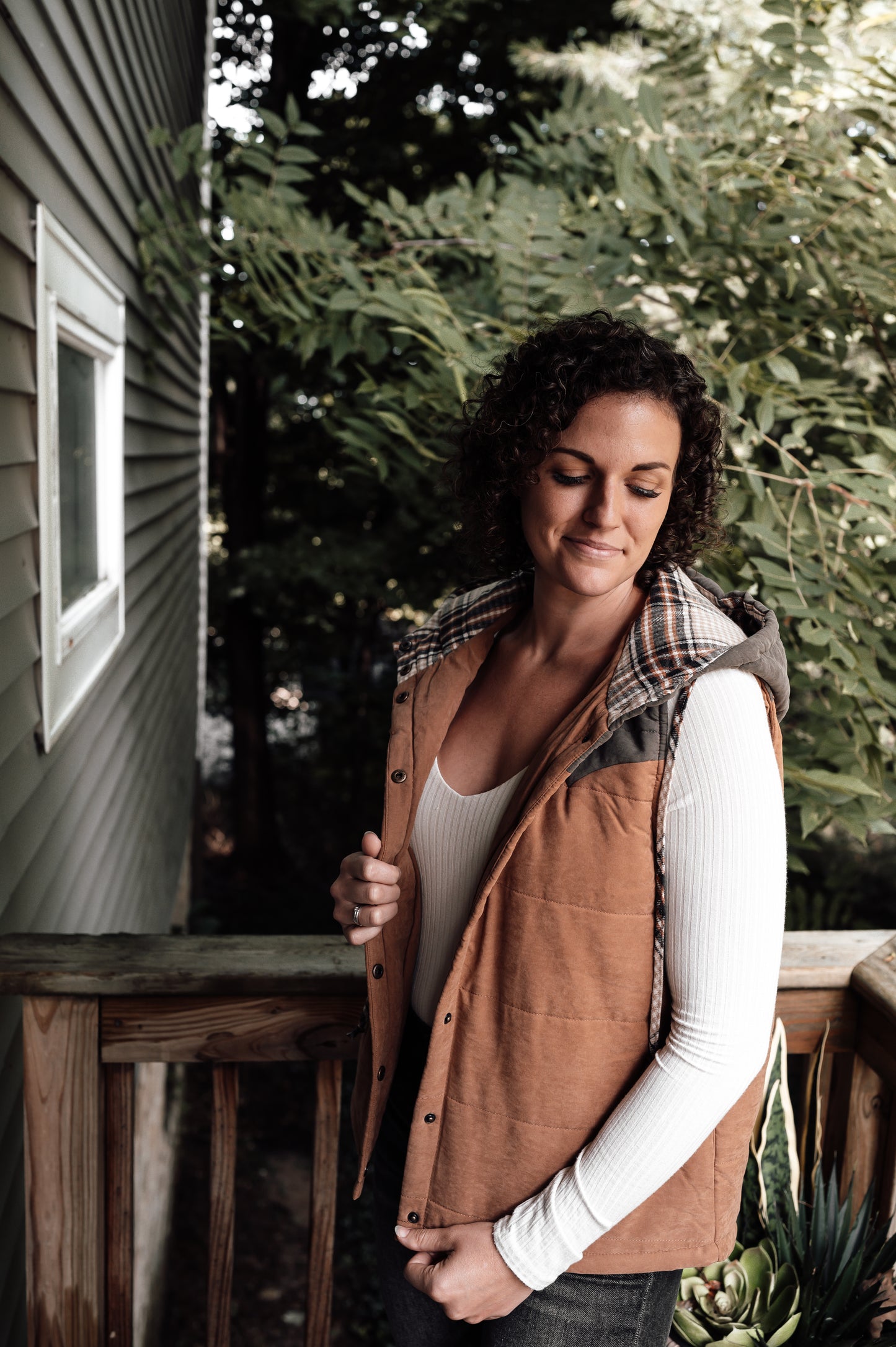 plaid-hooded-vest