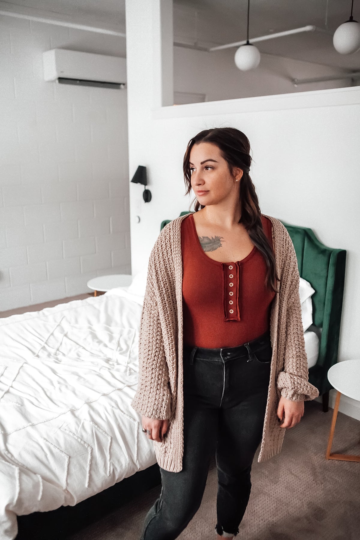 taupe-womens-knit-cardigan