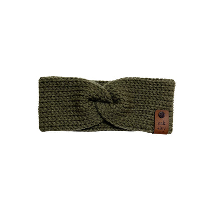 green-knit-headband