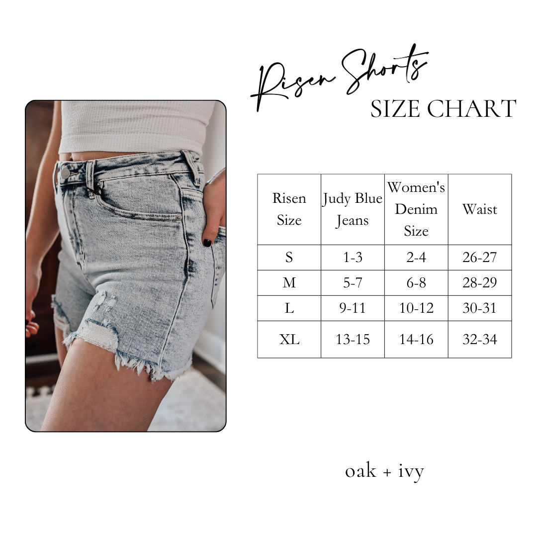 risen-shorts-size-chart
