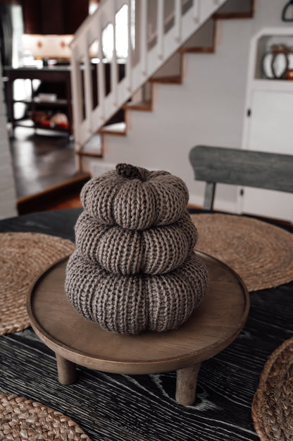 taupe-tall-stack-pumpkins