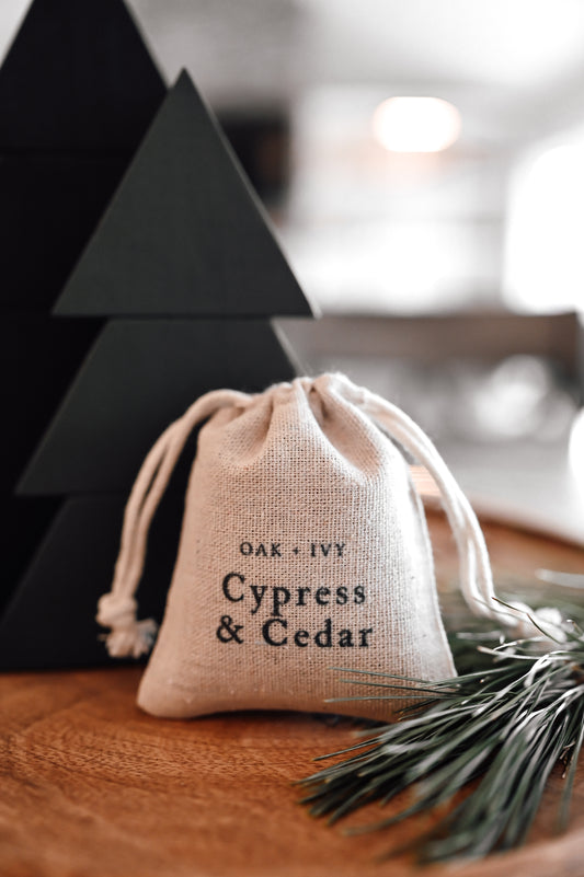 Scented Sachet - Cypress & Cedar
