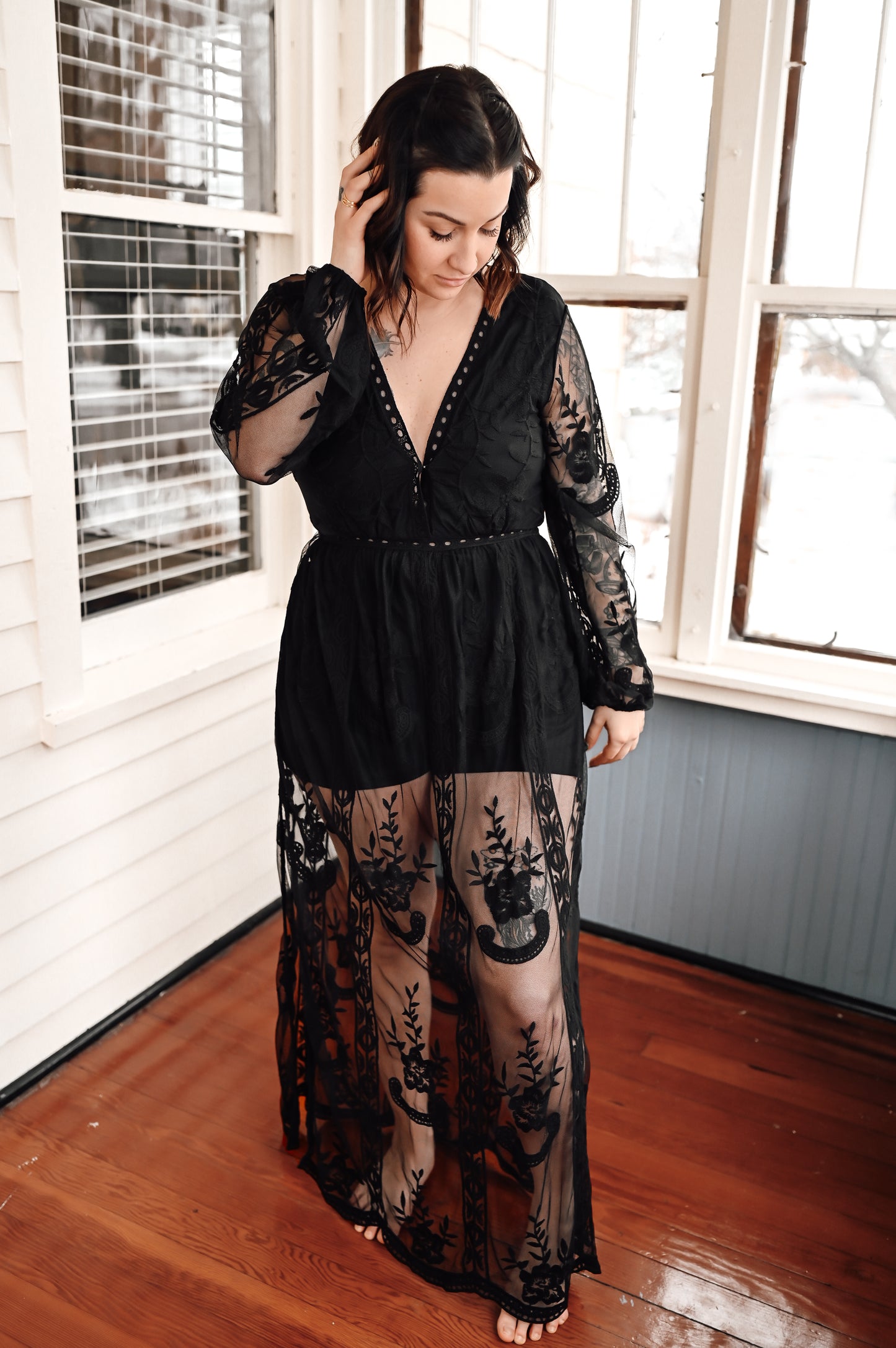 black-boho-lace-dress