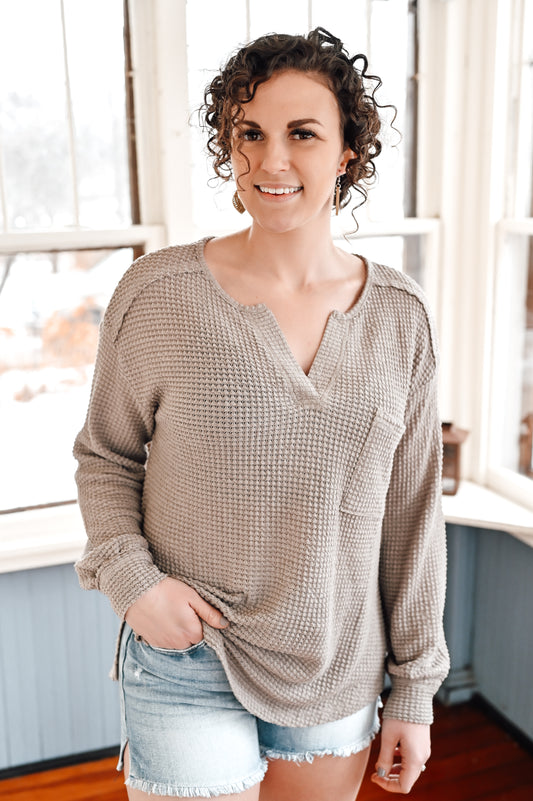 waffle-knit-long-sleeve-top